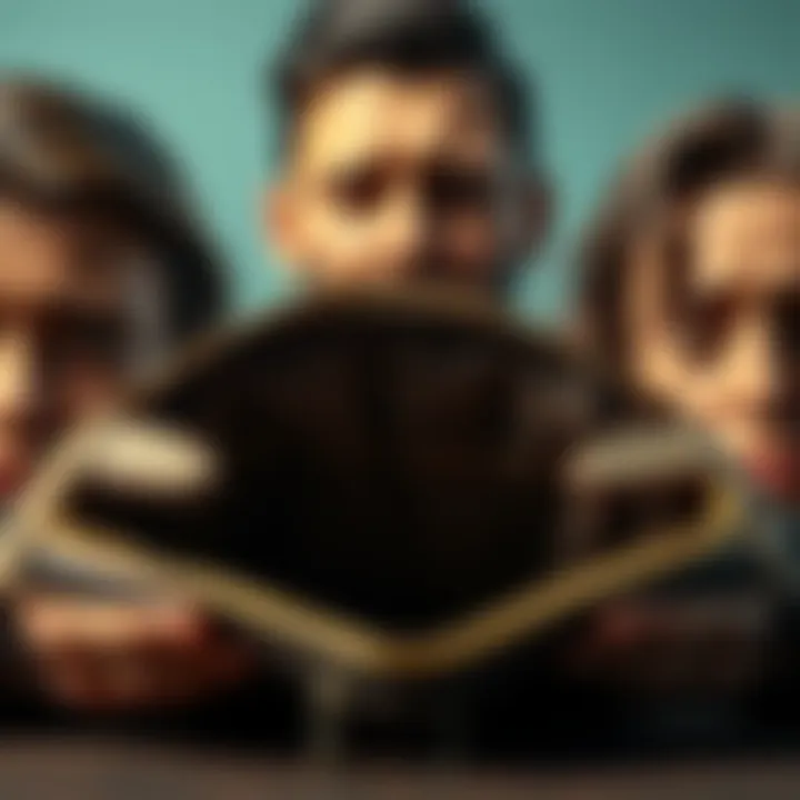 A close-up of an empty wallet displayed alongside sad faces, symbolizing the frustration of lost Pi earnings