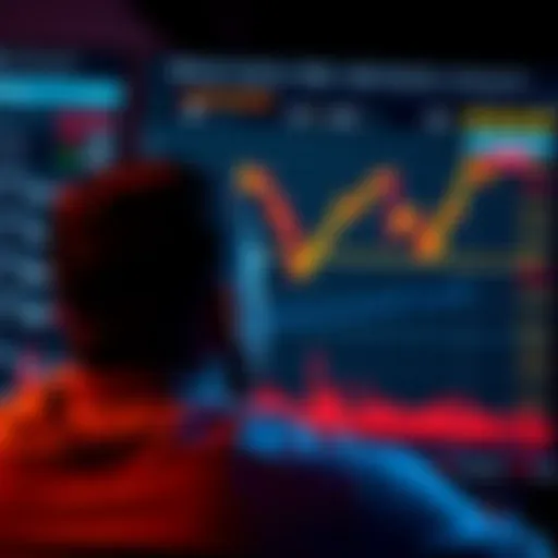 A person looks discouraged while viewing a digital currency chart displaying losses, symbolizing hope to end exploitation in crypto investments.
