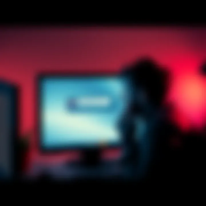 A frustrated landowner looks at a computer screen displaying a strange error message while trying to purchase land.