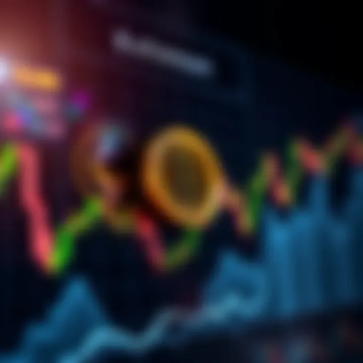 A chart showing the price movements of Ethereum and Bitcoin, indicating their relationship and trends over time