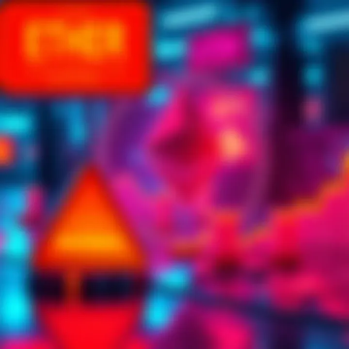 A graphical representation showing concerns over Ether's tokenomics with warning signs and downward trends.