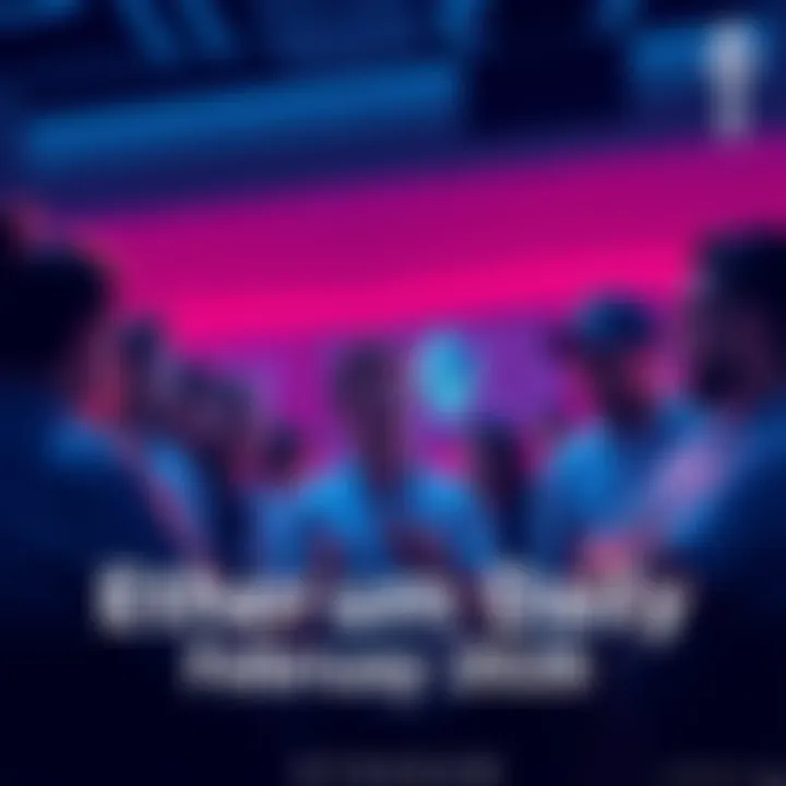 People engaging in a lively discussion about Ethereum topics and sharing insights