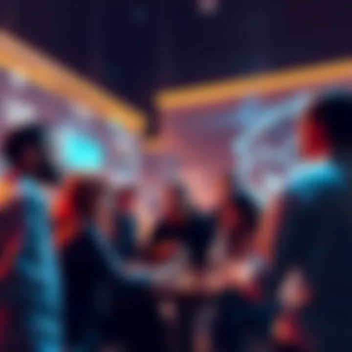 Ethereum Discussion People engaging in a conversation about Ethereum and cryptocurrency