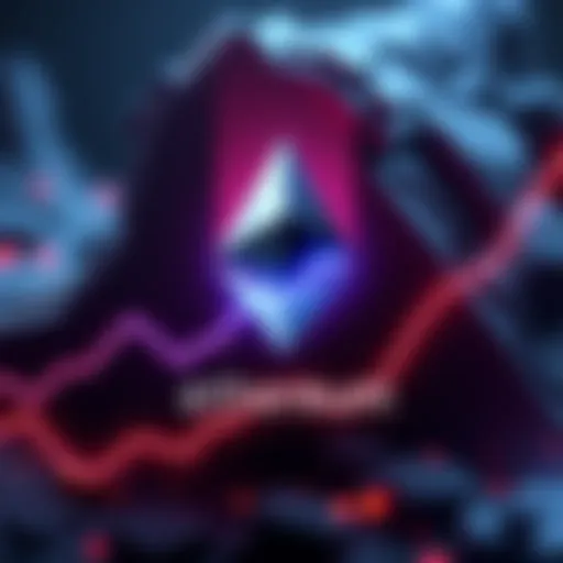 A graphic showing a rising trend line overlaid on the Ethereum logo, symbolizing potential growth and expansion in Ethereum's market phase.