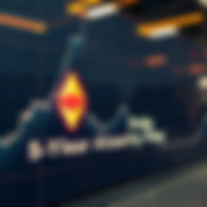 Graph showing Ethereum price fluctuations with a downward trend and a text overlay of '5-Year Austerity Plan'
