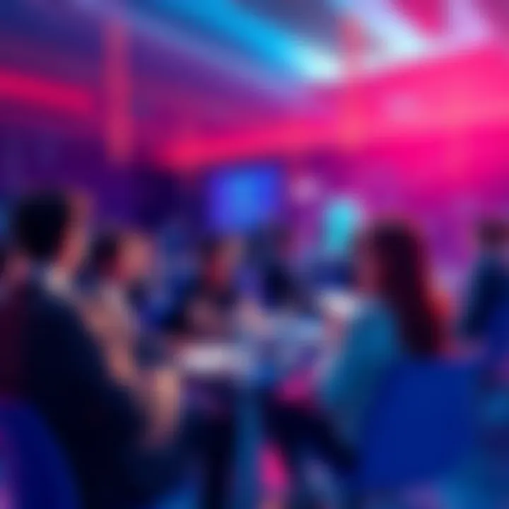 Ethereum L2 Solutions Developers discussing strategies to enhance liquidity for Ethereum L2 applications at a tech conference