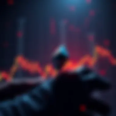 A chart showing Ethereum's price dropping below a key threshold, indicating potential market trends and analysis.