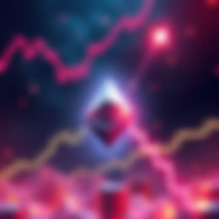 Graph showing Ethereum price rising towards $2,145 with ETF inflows depicted through arrows