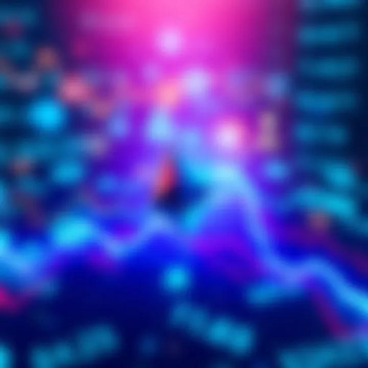 Graph showing Ethereum price rising over $3,000 with a background of digital currency symbols