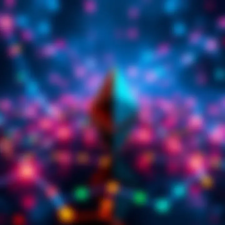 Visual representation of Ethereum's upgraded data capacity and efficiency