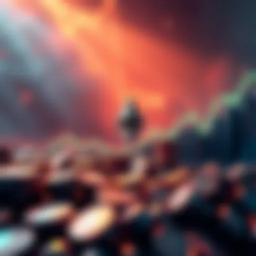 A visual representation of Ethereum growth and investment strategies, highlighting the accumulation of ETH and market trends.