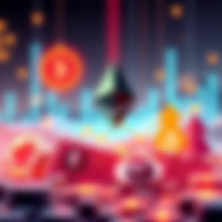 A graphical representation showing the rise of Ethereum's supply after The Merge, with symbols for staking and transaction fees