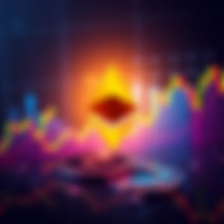 Illustration showing Ethereum symbol overshadowing TRX and $TRON stock charts, reflecting market concerns.