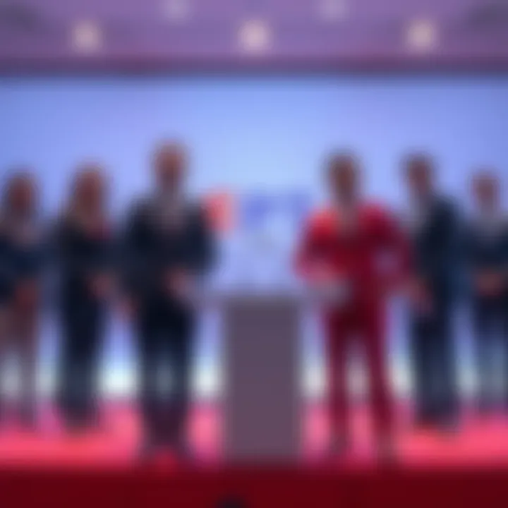 Representatives of the European Payments Initiative and EuroPA Alliance announcing a new payment network at a press conference.