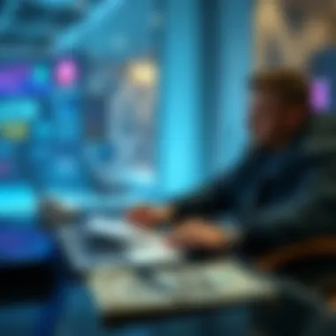 Person looking for help to exchange money from Revolut to cryptocurrency with a laptop and notes.