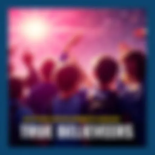 A group of enthusiastic people looking towards a bright future with hope and excitement