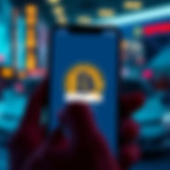 User viewing Bitcoin receive address rotation feature in the Exodus mobile app