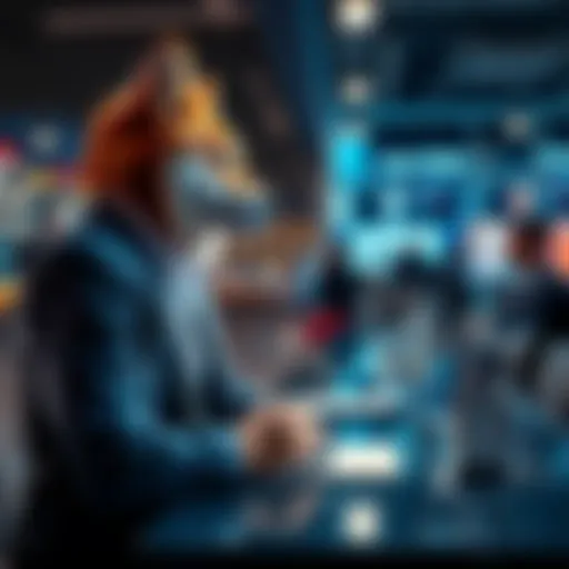 Expert Discussing Shiba Inu Investments Expert giving insights on Shiba Inu cryptocurrency investments in a meeting setting