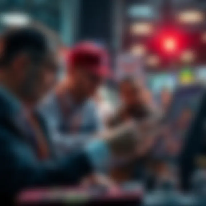 A group of experts examines an item, sharing their opinions on its authenticity in a lively discussion.