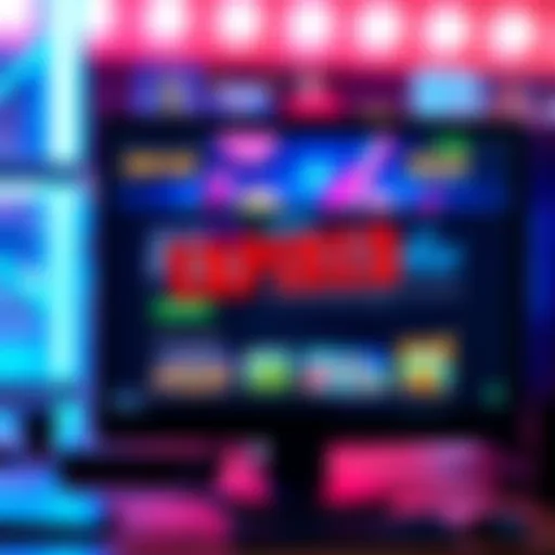 A computer screen displaying arcade games with an 'expired' message, showcasing popular titles like Star Trek and Gardenscapes.