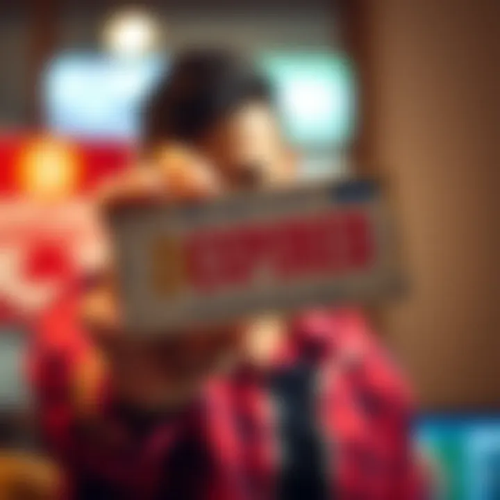 A person holding an expired Bitcoin voucher looking concerned about recovering funds