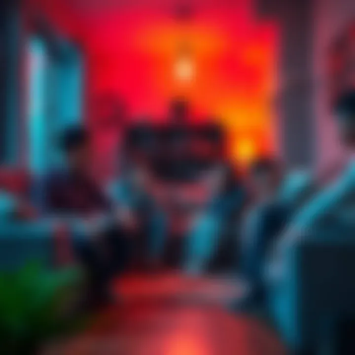 A distressed family in their living room, showing signs of shock and fear after a violent robbery for cryptocurrency