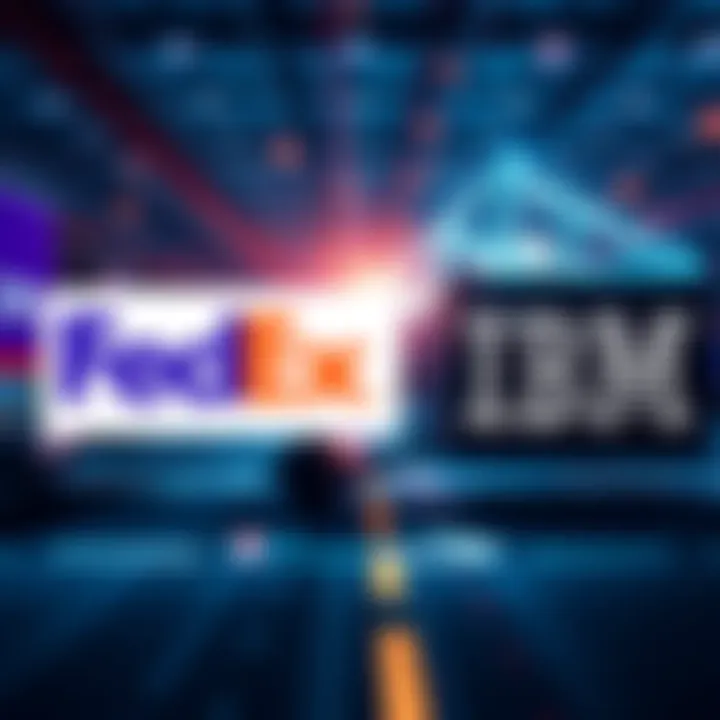 FedEx, Google, and IBM logos representing their partnership on the Hedera Council for blockchain supply chains