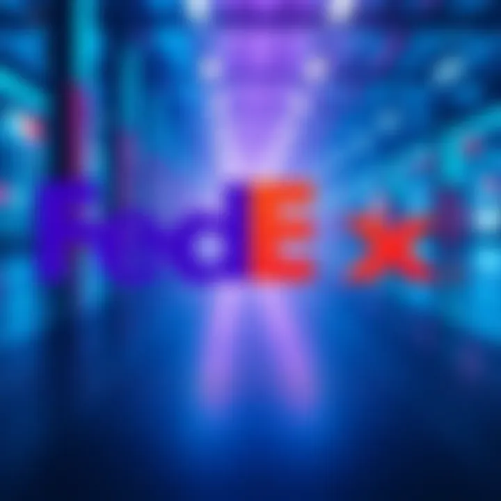 FedEx logo alongside the Hedera Council logo, symbolizing their collaboration for supply chain innovation