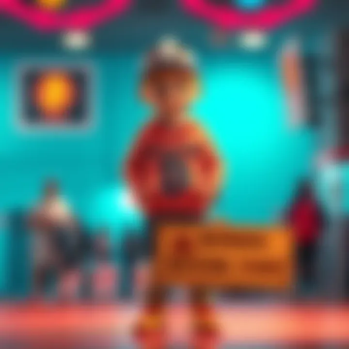 Fibonacci-Crayon Boy stands with a sign warning Bitcoin fans about market volatility