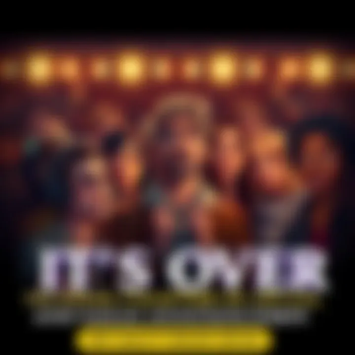 Final Chapter Announcement A group of people reacting to an announcement, showing mixed emotions of surprise and sadness.