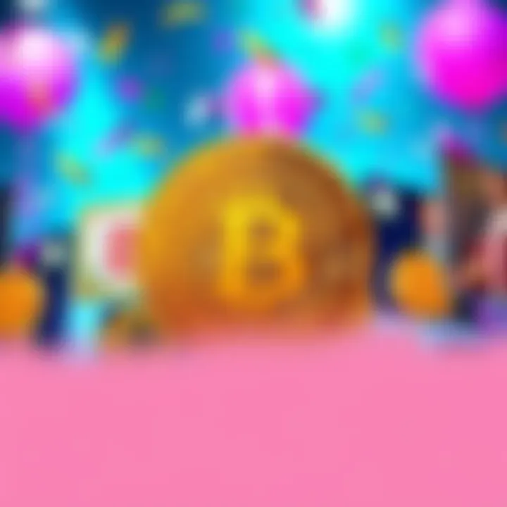 A collage of humorous Bitcoin memes with a farewell message, featuring Bitcoin symbols and celebratory elements like balloons and confetti.
