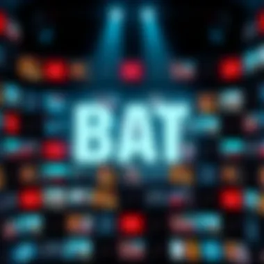 A snapshot of the BAT platform showing the first listing with many video thumbnails in a grid layout, illustrating the record number of uploads.