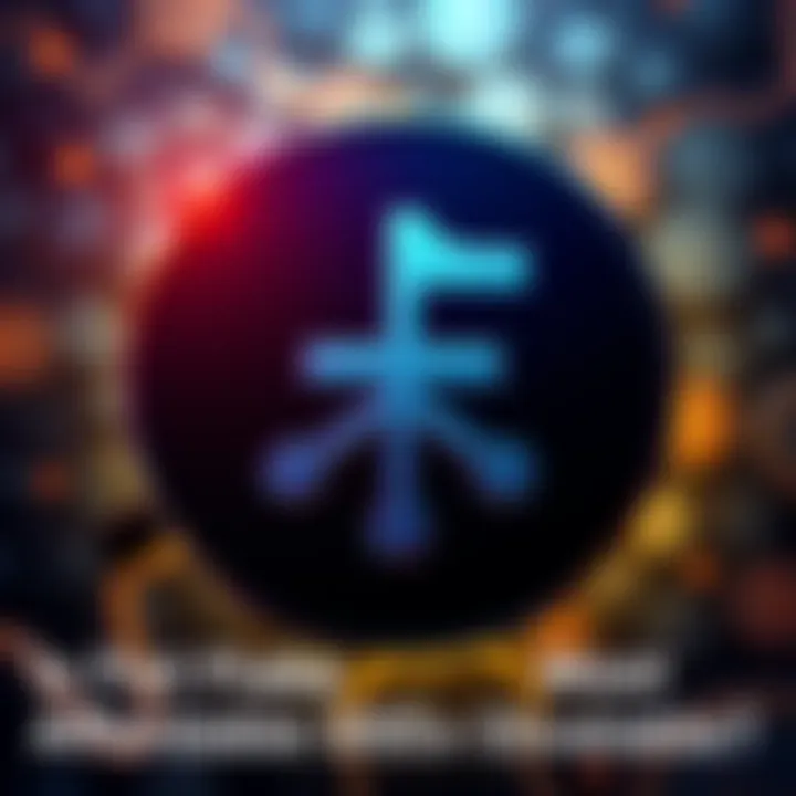 A graphic showing the Flake Exchange logo with a backdrop of cryptocurrency symbols