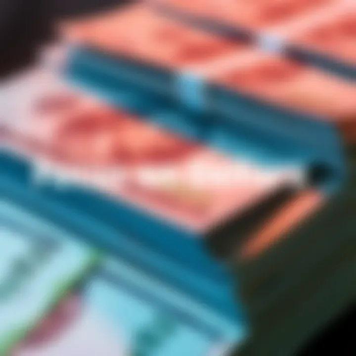 A close-up of dollar bills stacked together, symbolizing financial priorities over cents.