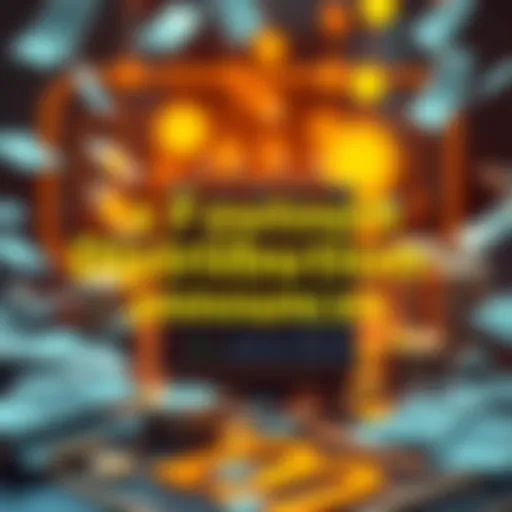 Graphic showing announcement of a fourth distribution of funds for creditors with money symbols and a calendar image