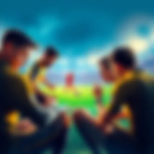 A new player strategizing their free-to-play soccer team with five players from competitions and trades.