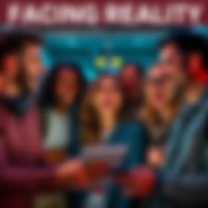 A group of friends sharing a lighthearted moment while laughing at a funny story