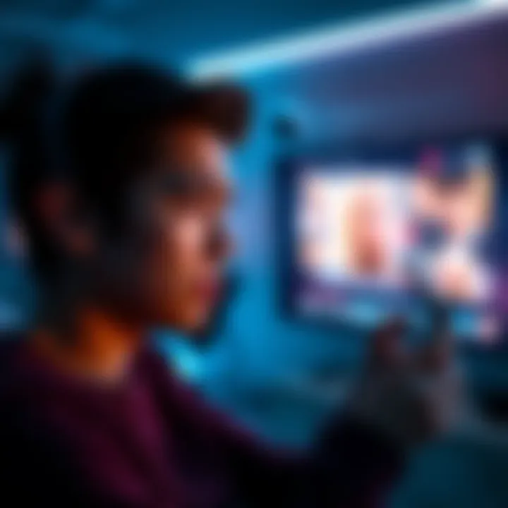 Person looking annoyed while watching an unskippable ad on a mobile device