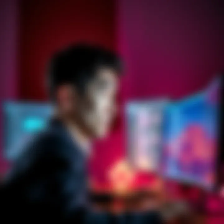 A contributor feels betrayed while checking messages on their computer, reflecting the tension in the Ethereum community regarding open-source contributions.