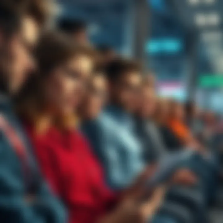 Customers looking stressed while checking their emails for 1099 updates