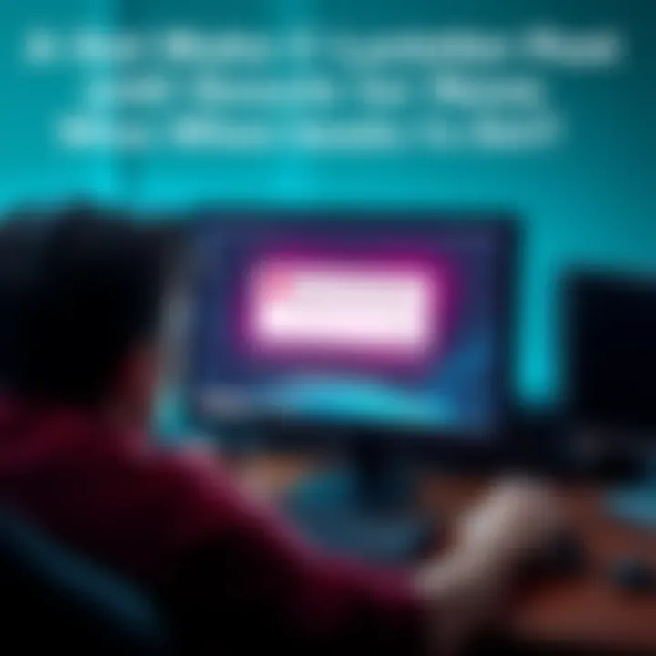 A stressed person looking at a computer screen showing an error message, symbolizing customer service issues with Gemini