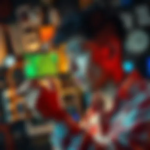 A person looking frustrated at a malfunctioning IoT device with a mix of smart gadgets in the background