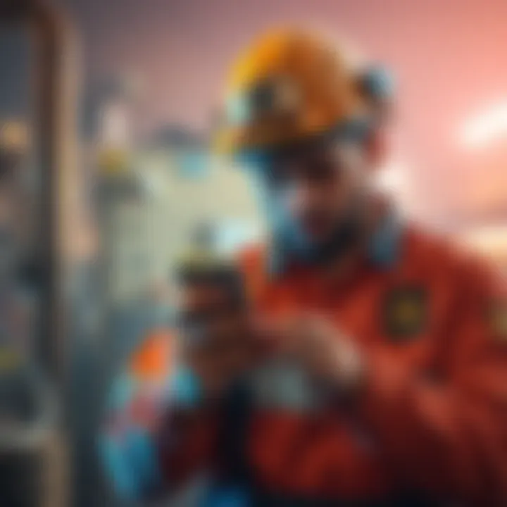 Miner showing frustration while trying to update a mining app on their smartphone after KYC approval