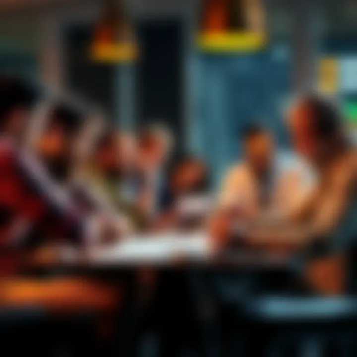 A group of people expressing frustration over ongoing bid token issues, with charts and tokens visible on a table