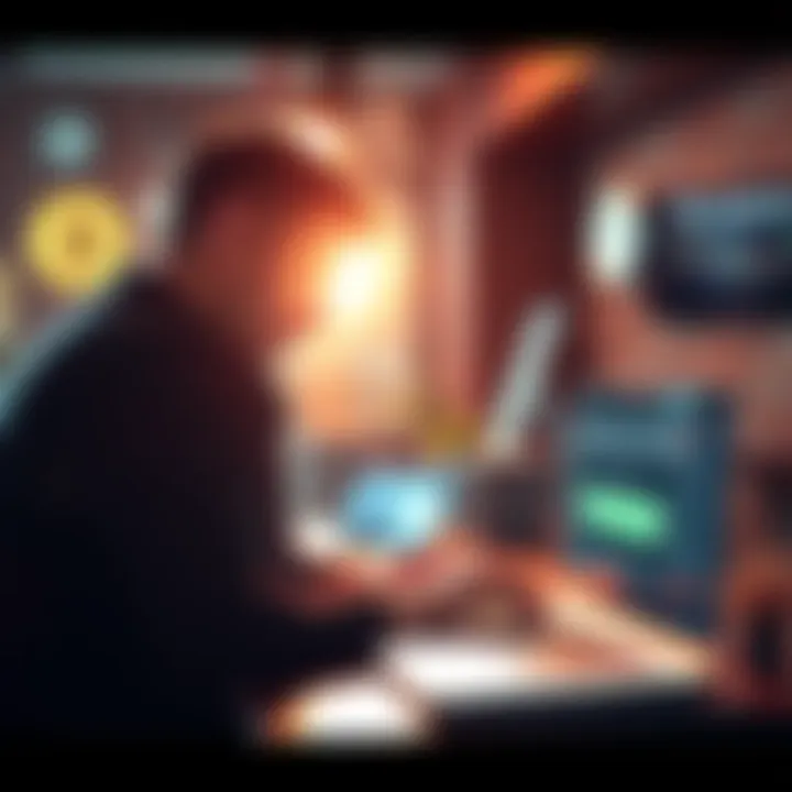 Person looking at a laptop screen with frustration, checking email for verification messages.
