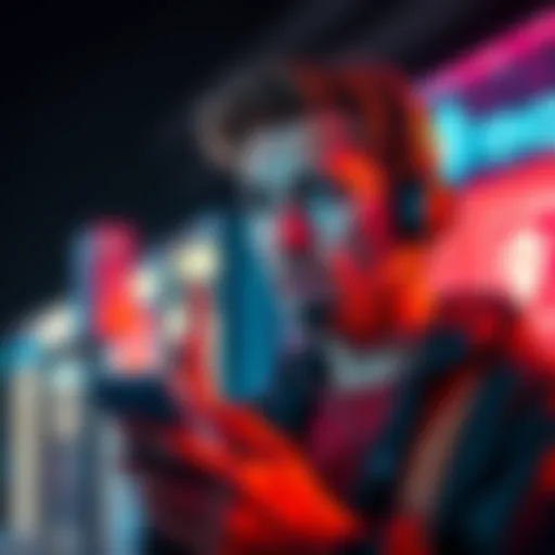 A person looking confused while trying to access customer support on their phone without the app.