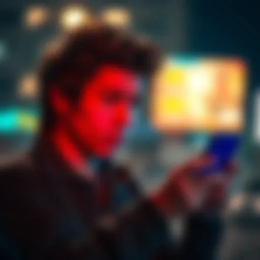 Person looking confused while trying to verify their ID on a smartphone with Revolut app