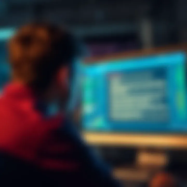 A person looking frustrated at a computer screen displaying error messages related to horse racing analytics on the Gemini platform