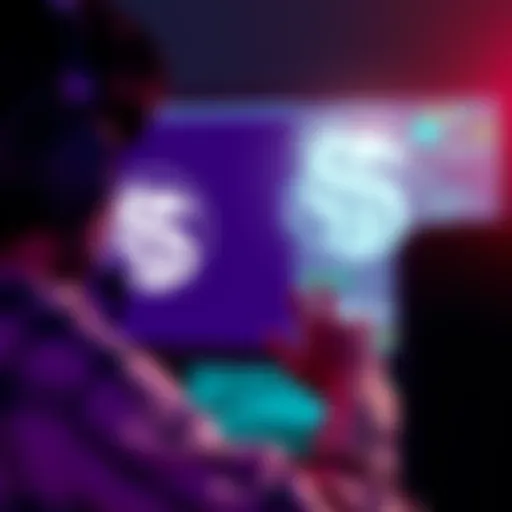 Person looking at a computer screen displaying the Kraken logo, looking frustrated with a frown.