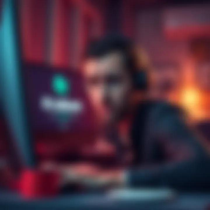 A person looking stressed while trying to reach customer support on their computer, with Kraken's logo visible on the screen and an email open, showing no reply after multiple attempts.